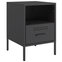 VidaXL 843054 Table de nuit et table de chevet Noir