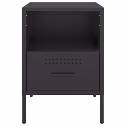 VidaXL 843054 Table de nuit et table de chevet Noir - Vue supplémentaire 6