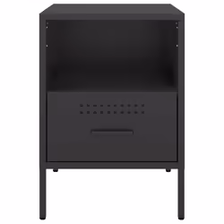 VidaXL 843055 Table de nuit et table de chevet Noir - Vue supplémentaire 6