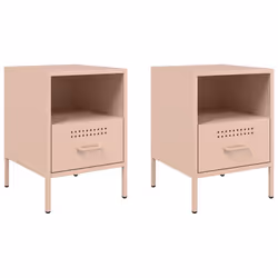 VidaXL 843057, Rose, Acier, 360 mm, 390 mm, 505 mm, 2 pièce(s)