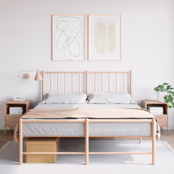 VidaXL 843057 Table de nuit et table de chevet Rose