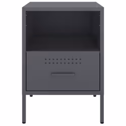 VidaXL 843058 Table de nuit et table de chevet Anthracite - Vue supplémentaire 6