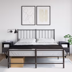 VidaXL 843059 Table de nuit et table de chevet Anthracite