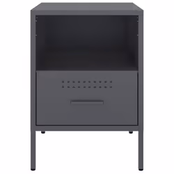 VidaXL 843059 Table de nuit et table de chevet Anthracite - Vue supplémentaire 6