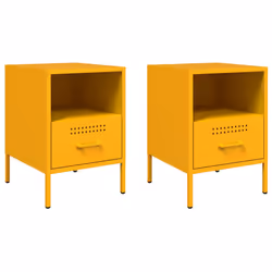 VidaXL 843061, Jaune, Acier, 360 mm, 390 mm, 505 mm, 2 pièce(s)
