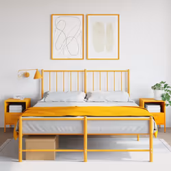 VidaXL 843061 Table de nuit et table de chevet Jaune