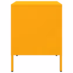 VidaXL 843061 Table de nuit et table de chevet Jaune - Vue supplémentaire 7