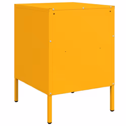 VidaXL 843061 Table de nuit et table de chevet Jaune - Vue supplémentaire 8