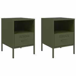 VidaXL 843063, Olive, Acier, 360 mm, 390 mm, 505 mm, 2 pièce(s)