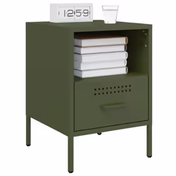 VidaXL 843063 Table de nuit et table de chevet Olive
