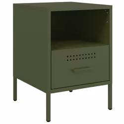 VidaXL 843063 Table de nuit et table de chevet Olive - Vue supplémentaire 5