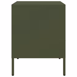 VidaXL 843063 Table de nuit et table de chevet Olive - Vue supplémentaire 7