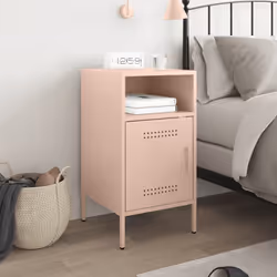 VidaXL 843068 Table de nuit et table de chevet Rose