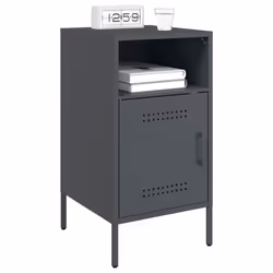 VidaXL 843070 Table de nuit et table de chevet Anthracite - Vue supplémentaire 4