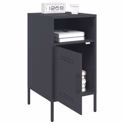VidaXL 843071 Table de nuit et table de chevet Anthracite - Vue supplémentaire 4