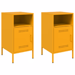 VidaXL 843073, Jaune, Acier, 360 mm, 390 mm, 680 mm, 2 pièce(s)