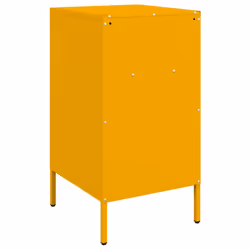 VidaXL 843073 Table de nuit et table de chevet Jaune - Vue supplémentaire 8