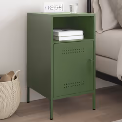 VidaXL 843074 Table de nuit et table de chevet Olive