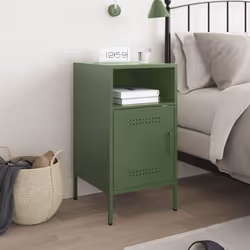 VidaXL 843074 Table de nuit et table de chevet Olive