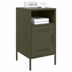 VidaXL 843074 Table de nuit et table de chevet Olive - Vue supplémentaire 5