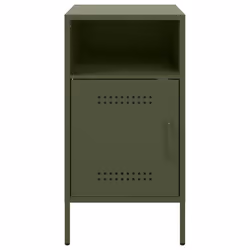 VidaXL 843074 Table de nuit et table de chevet Olive - Vue supplémentaire 6