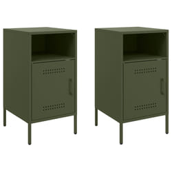 VidaXL 843075 Table de nuit et table de chevet Olive