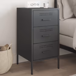 VidaXL 843078 Table de nuit et table de chevet Noir