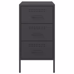 VidaXL 843078 Table de nuit et table de chevet Noir - Vue supplémentaire 6