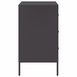 VidaXL 843078 Table de nuit et table de chevet Noir - Vue supplémentaire 7