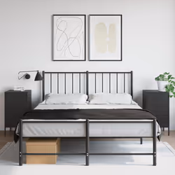 VidaXL 843079 Table de nuit et table de chevet Noir
