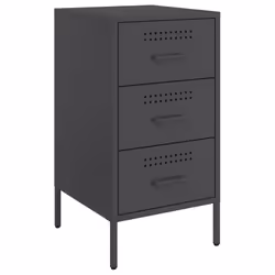 VidaXL 843079 Table de nuit et table de chevet Noir - Vue supplémentaire 5