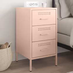 VidaXL 843081 Table de nuit et table de chevet Rose - Vue supplémentaire 2