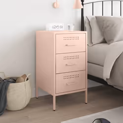 VidaXL 843081 Table de nuit et table de chevet Rose - Vue supplémentaire 3