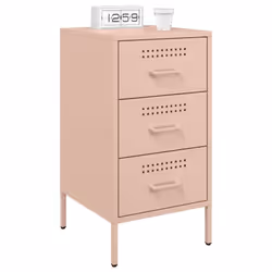 VidaXL 843081 Table de nuit et table de chevet Rose - Vue supplémentaire 4