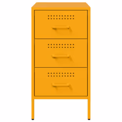VidaXL 843084 Table de nuit et table de chevet Jaune - Vue supplémentaire 6