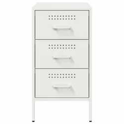 VidaXL 843089 Table de nuit et table de chevet Blanc - Vue supplémentaire 6