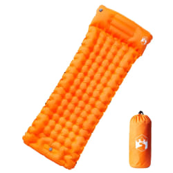 vidaXL Matelas de Camping Autogonflant 1 Personne Orange