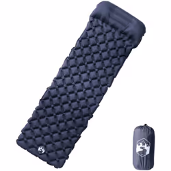 Ce matelas de camping gonflable est pratique et commode, ce qui le rend parfait pour vos activités de plein air. Durable et r ...