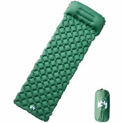 Ce matelas de camping gonflable est pratique et commode, ce qui le rend parfait pour vos activités de plein air. Durable et r ...