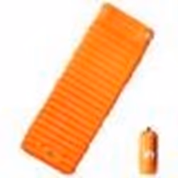 vidaXL Matelas de camping autogonflant avec oreiller 1 personne orange