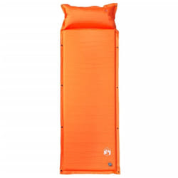 Vidaxl - Matelas de camping autogonflant avec oreiller 1 personne orange