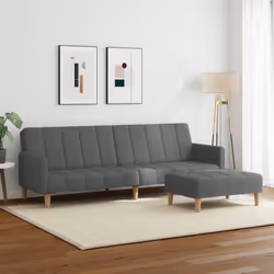 VidaXL 3258089 canapé Gris