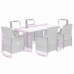 VidaXL 3262777 ensemble de meubles de jardin - Vue supplémentaire 8