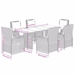 VidaXL 3262785 ensemble de meubles de jardin - Vue supplémentaire 8