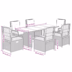 VidaXL 3262922 ensemble de meubles de jardin - Vue supplémentaire 8