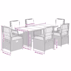 VidaXL 3262930 ensemble de meubles de jardin - Vue supplémentaire 8