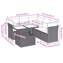 VidaXL 3266575 ensemble de meubles de jardin - Vue supplémentaire 8