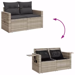 VidaXL 3267872 ensemble de meubles de jardin - Vue supplémentaire 8