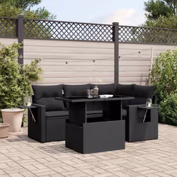 Cet ensemble de canapés de jardin est le complément parfait de votre arrière-cour, terrasse ou patio, offrant un espace confo ...