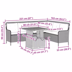 VidaXL 3262079 ensemble de meubles de jardin - Vue supplémentaire 8